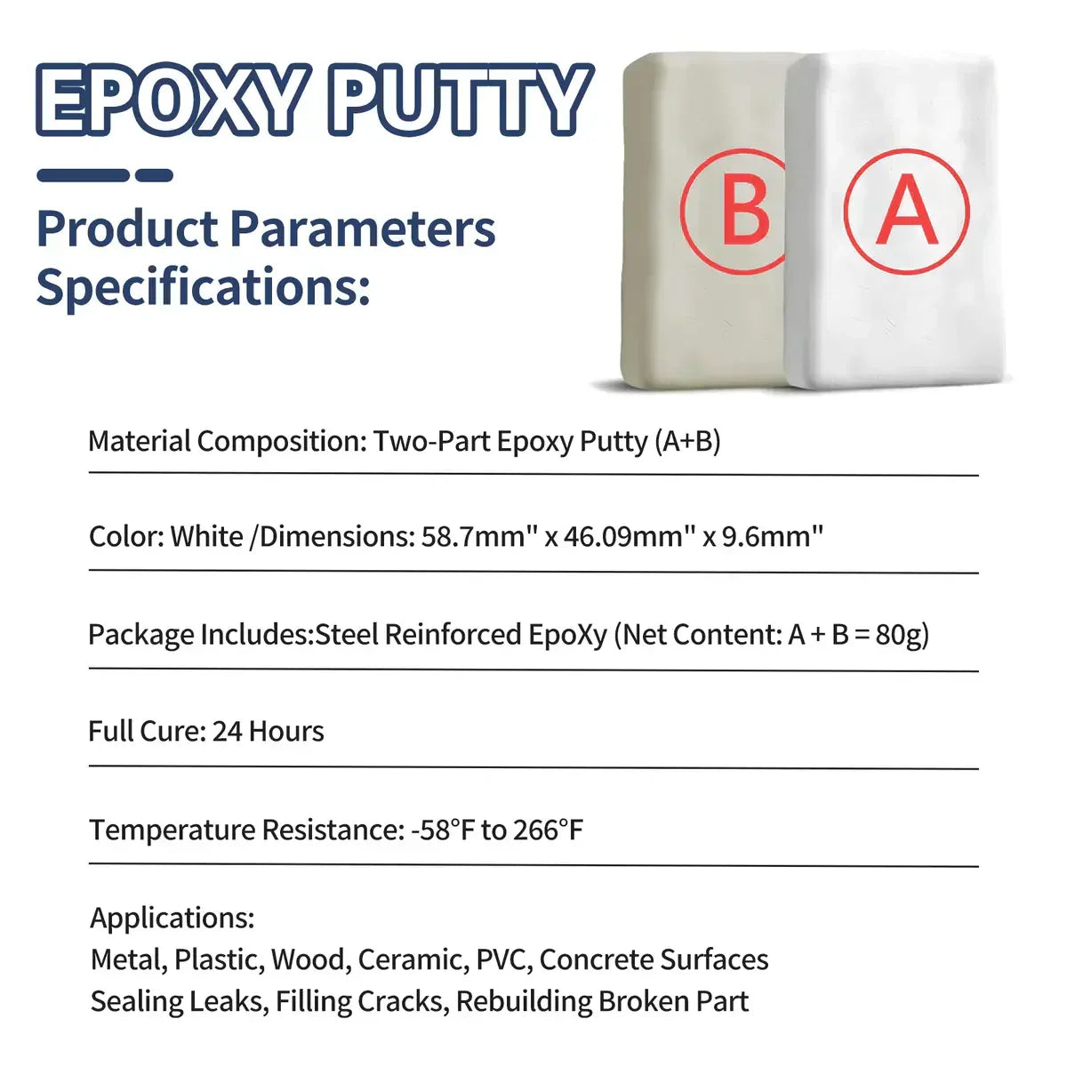 🛠️✨ NATRAVOR™ Industrial Strength Epoxy Putty – Fast & Permanent Repairs