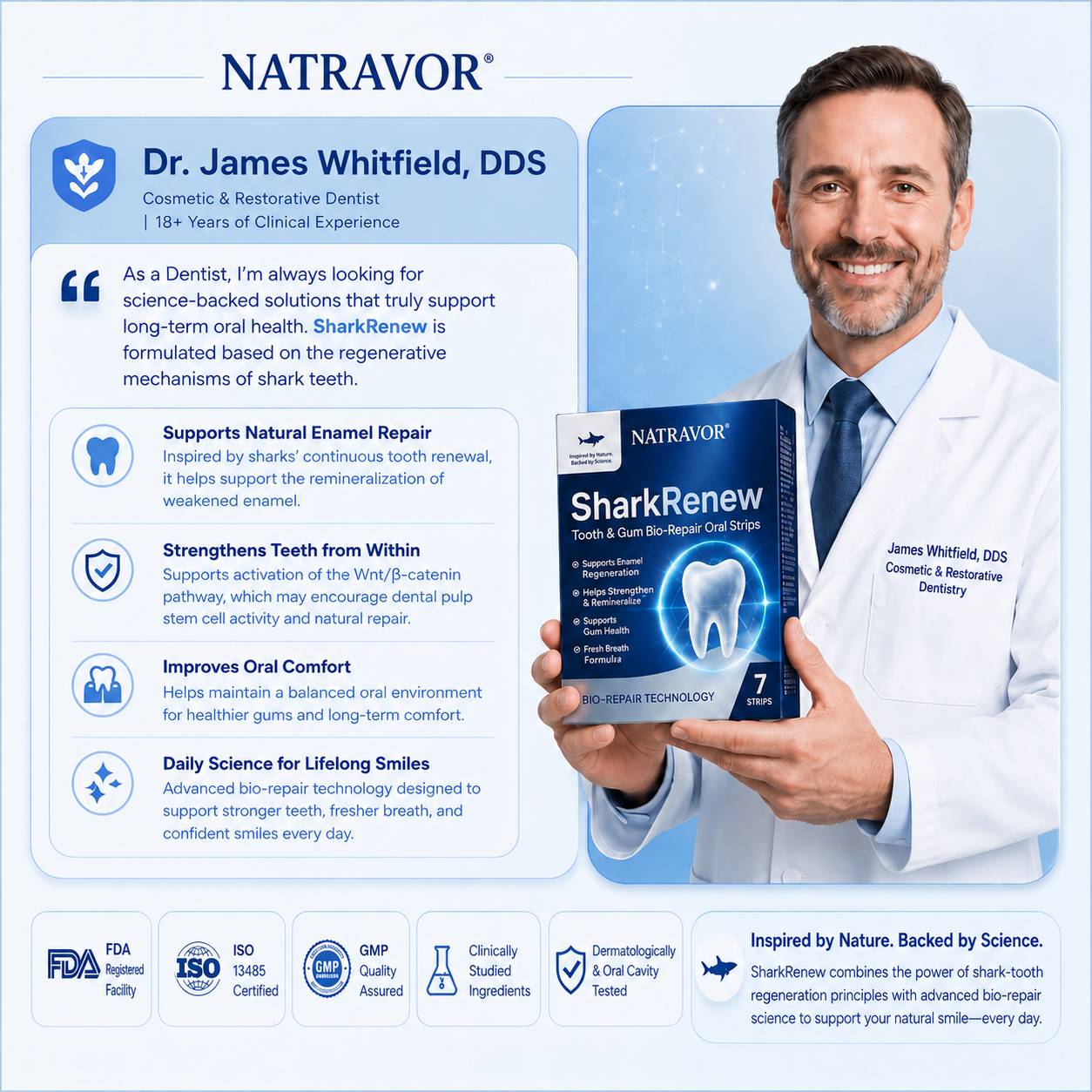 🦷NATRAVOR® SharkRenew Bio-Mineral Tooth Repair Gel