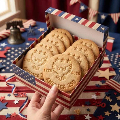 ❤️Last Day 60% OFF - 1776–2026 USA 250th Anniversary Cookie Stamp