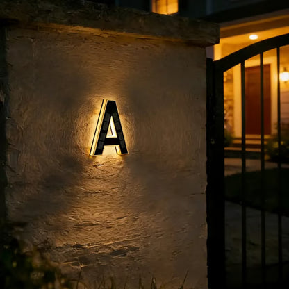 🔥Last Day 75% OFF🔥Solar Lighted House Numbers LED Numbers, Waterproof for Outside