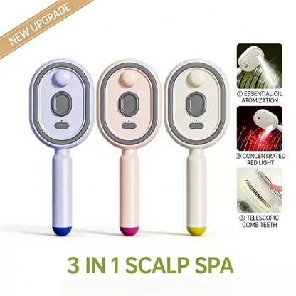 🔥NATRAVOR™ 5-in-1   Electric Mist Detangling Brush for Frizz & Scalp Massage