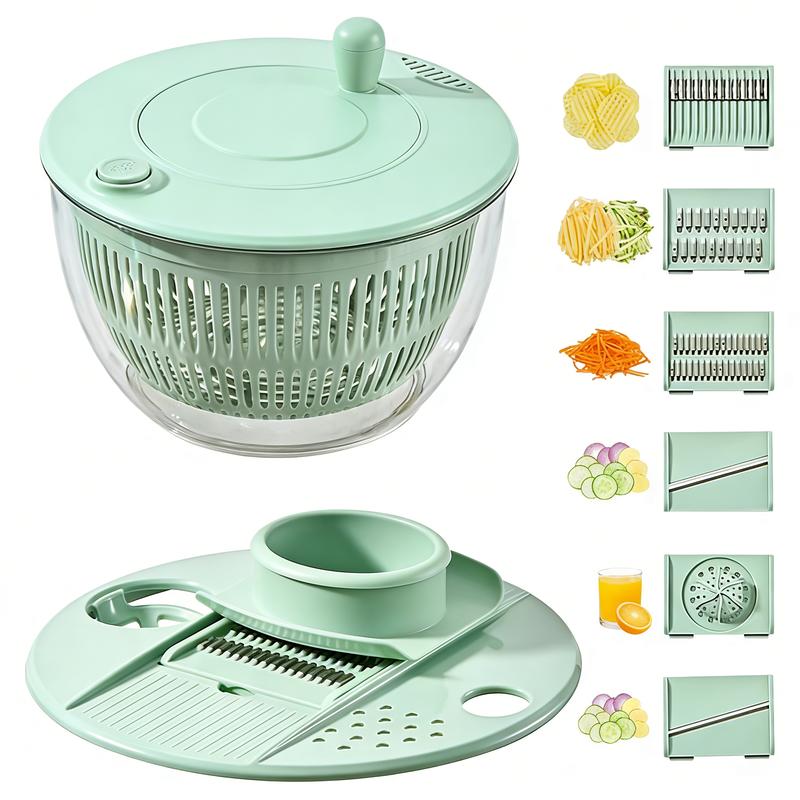 Large Capacity Multi-Function Pump Salad Spinner