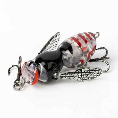 🔥Last Day 49% OFF - 🐝 Bionic Wasp Crawl Bait - Topwater Micro Fishing Lure with Acoustic Noise Steel Balls for Bass & Pike Professional Anglers