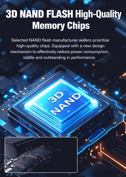 [High-Speed Encrypted Transfer] Mini Portable External Hard Drive
