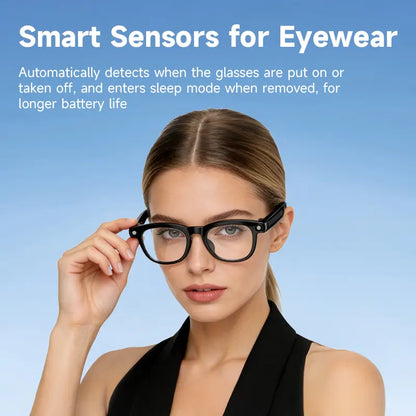 Smart Camera Glasses with Bluetooth Audio, Photochromic Tint Lenses, Hands-Free Photo & Video Capture, Wearable Glasses for Travel, Outdoor Activities, Driving and Daily Use, Compatible with iPhone & Android