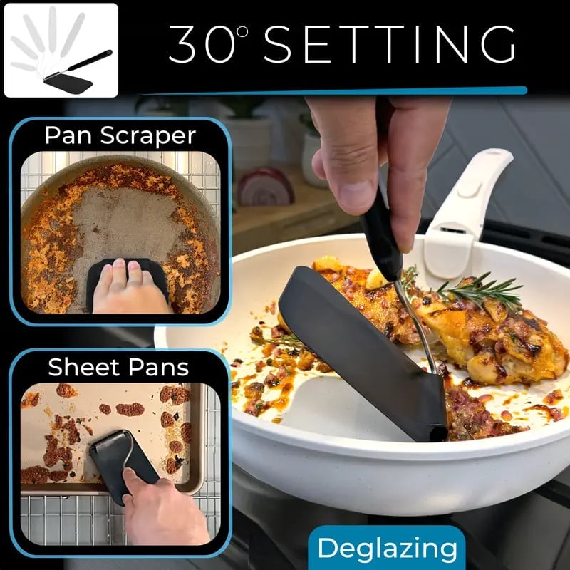 Adjustable Angle PPSU Spatula -A must have kitchen gadget!🍳