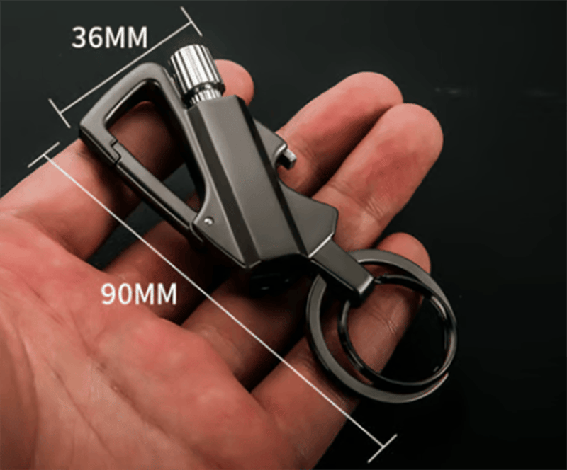 ✨ Permanent Match Infinity Lighter with Multitool Keychain Bottle Opener
