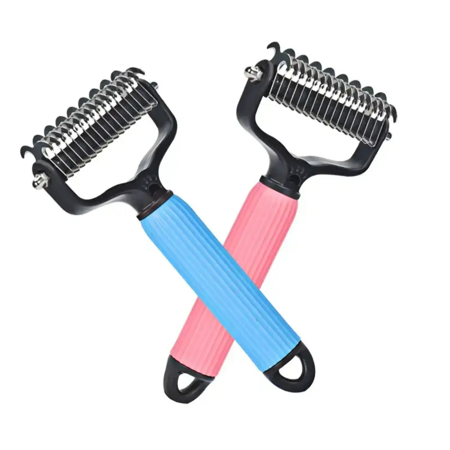 Pet Grooming Tool, Universal Detangling Comb for Dogs, Stainless Steel Double