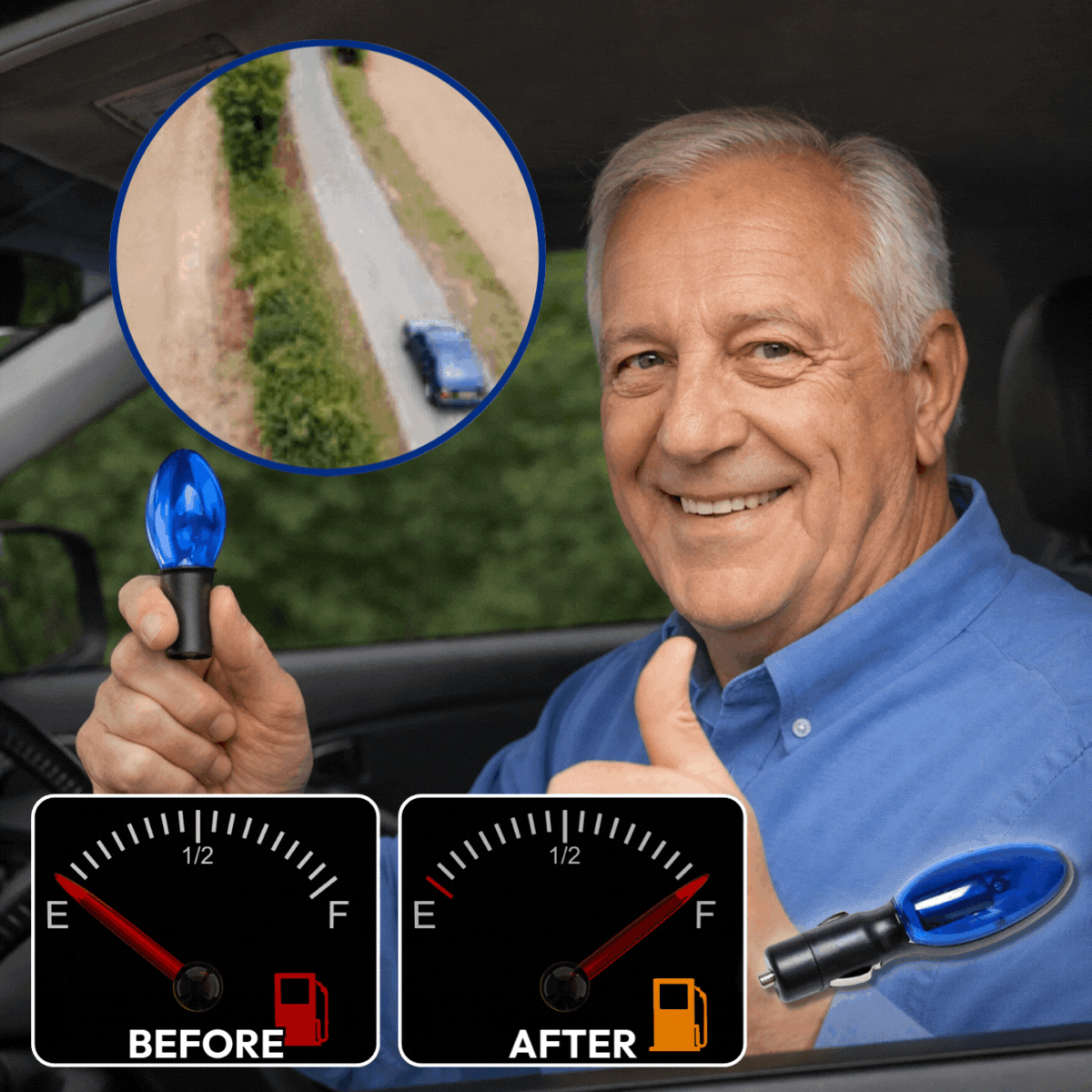 🚗🚗Saves 70% on fuel consumption. — Plug-and-Play Fuel Saver: Drive Further, Improve Fuel Efficiency