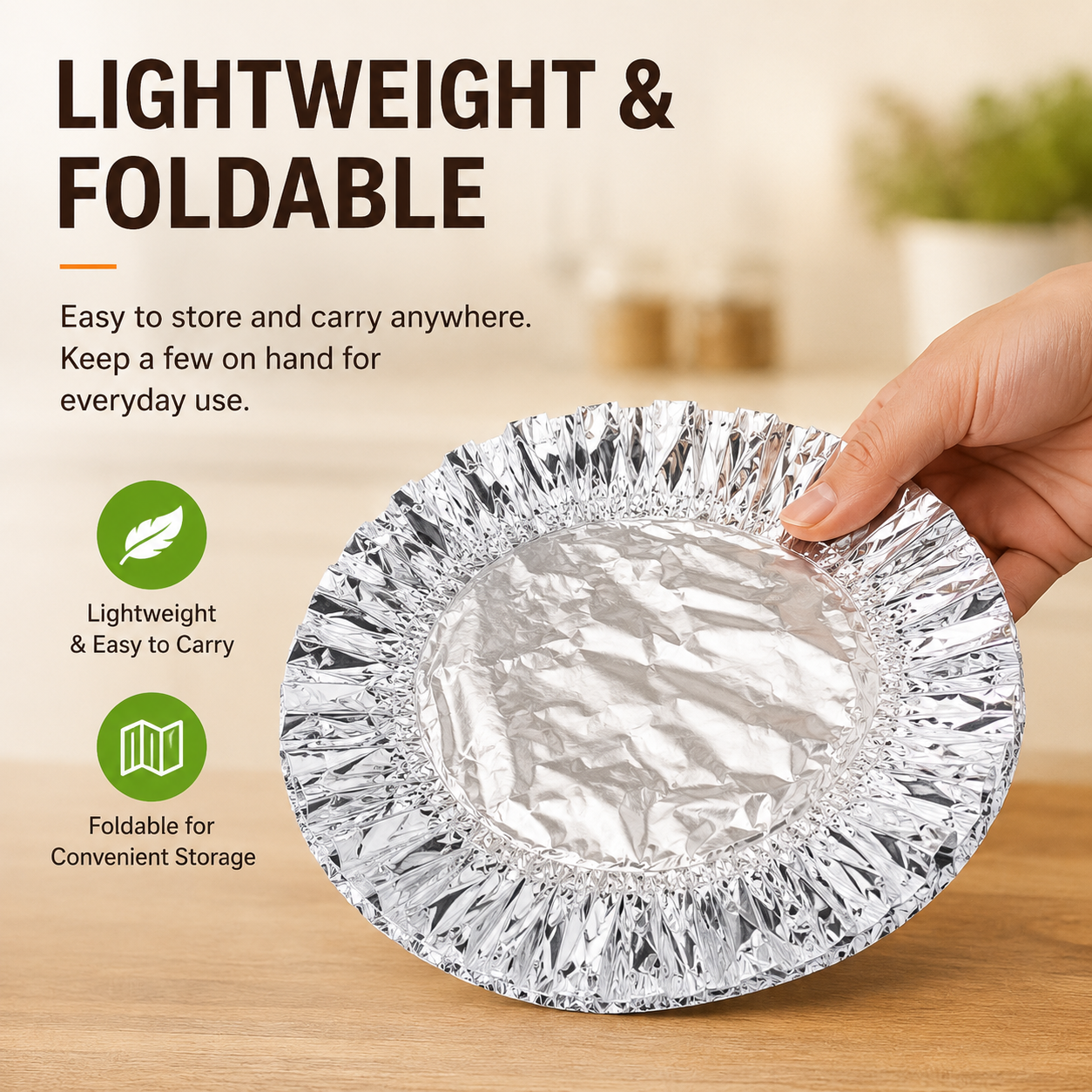 🎁Buy More Get More FREE |NATRAVOR®️ Home dining table & food container aluminum foil heat-retaining cover