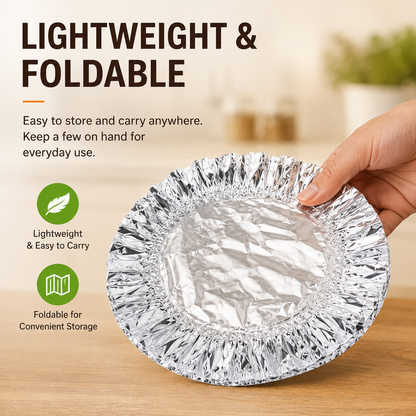 🎁Buy More Get More FREE |NATRAVOR®️ Home dining table & food container aluminum foil heat-retaining cover