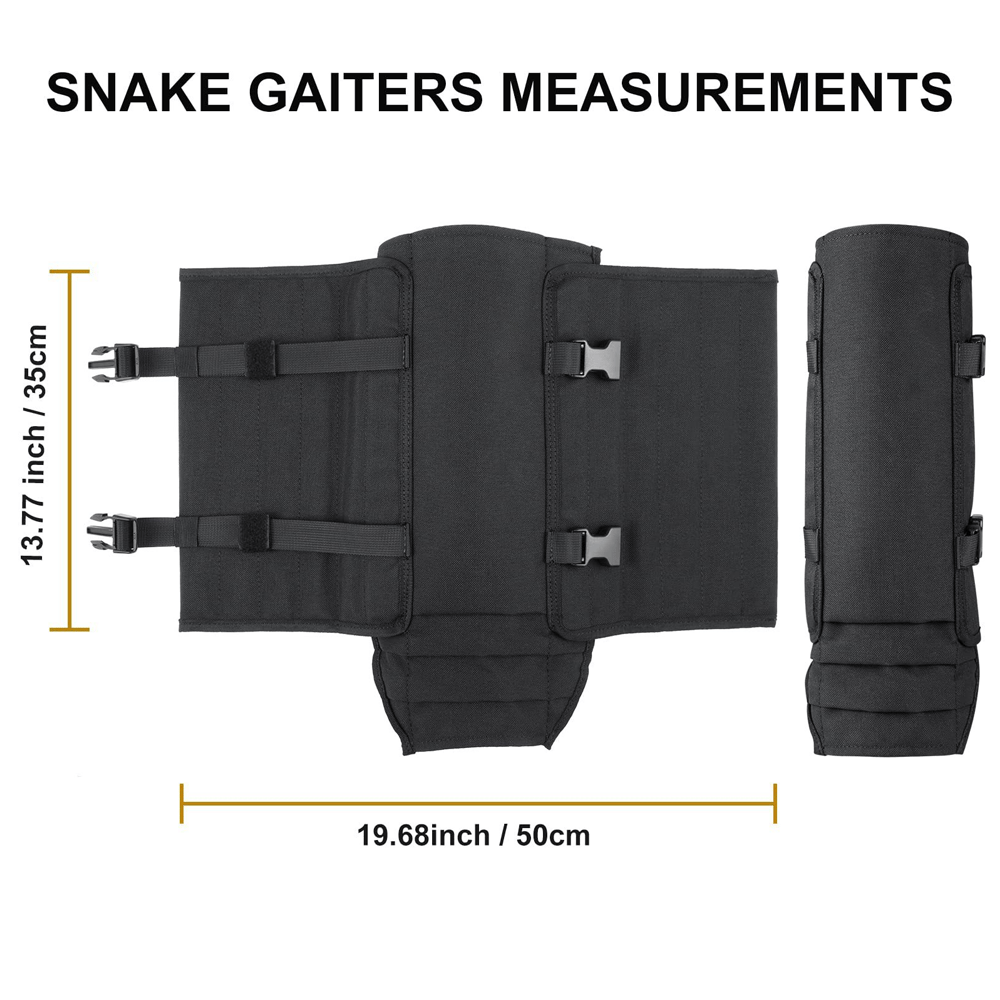 🐍 Hunting Snake Gaiters — Durable, Unisex Protection for Your Calves