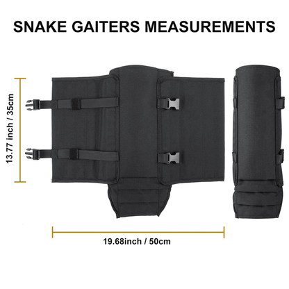🐍 Hunting Snake Gaiters — Durable, Unisex Protection for Your Calves