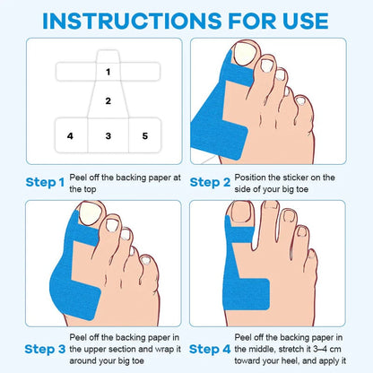 🛡️ Premium Pre-Cut Bunion Tape | Sweatproof Elastic Athletic Tape for All-Day Wear 🩹✨