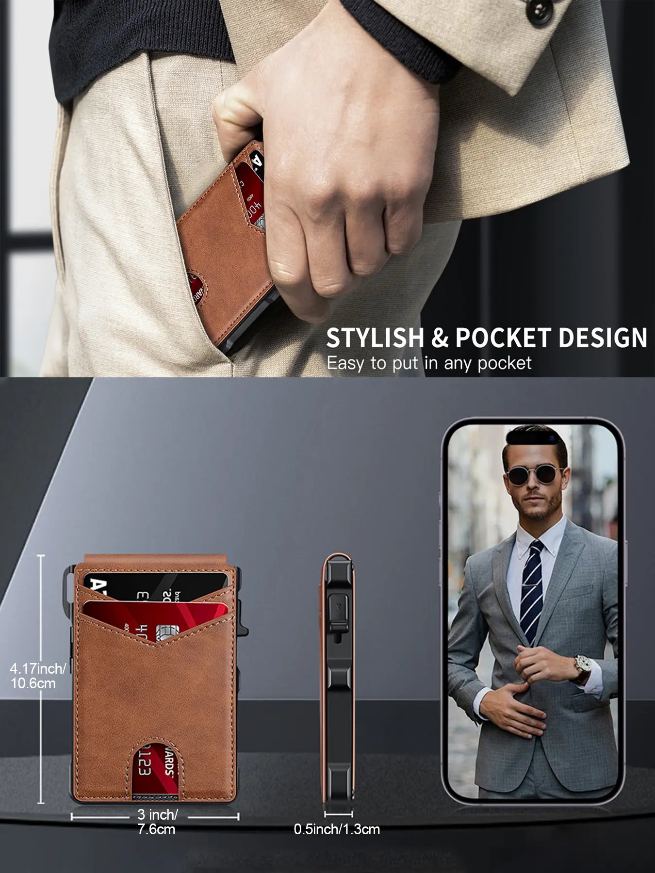 Summer Wins-Minimalist Men’s Slim Wallet