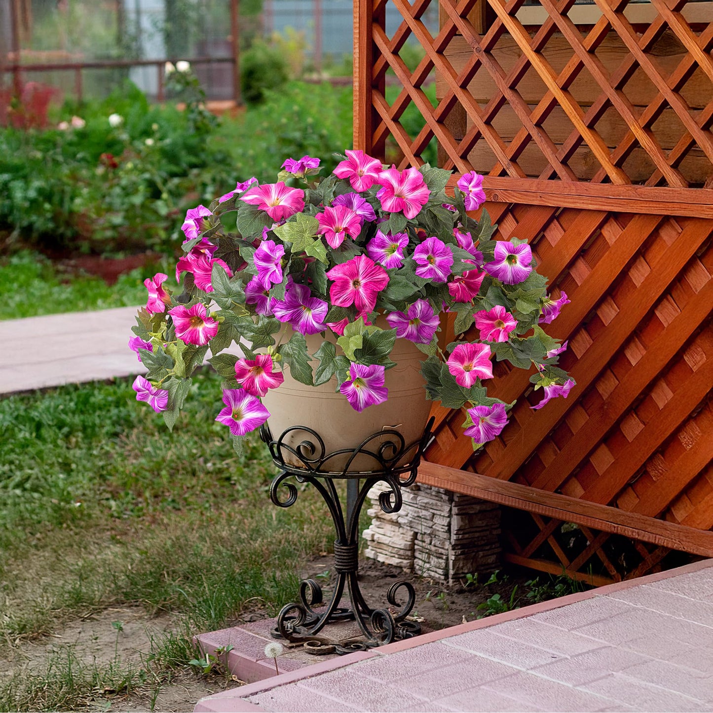🔥Hot Sale 60% OFF🔥 Spring Faux Petunias – UV Resistant, No Fade, Long-Lasting