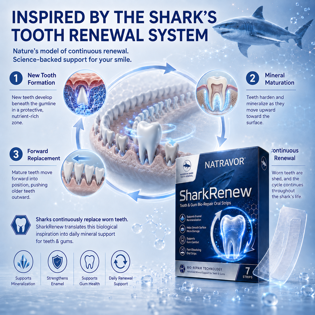 🦷NATRAVOR® SharkRenew Bio-Mineral Tooth Repair Gel