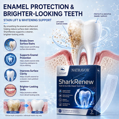 🦷NATRAVOR® SharkRenew Bio-Mineral Tooth Repair Gel