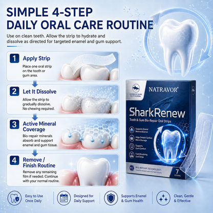 🦷NATRAVOR® SharkRenew Bio-Mineral Tooth Repair Gel