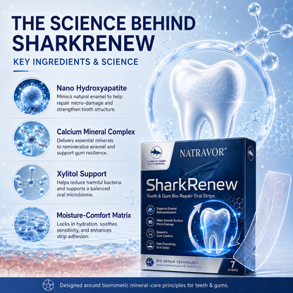 🦷NATRAVOR® SharkRenew Bio-Mineral Tooth Repair Gel