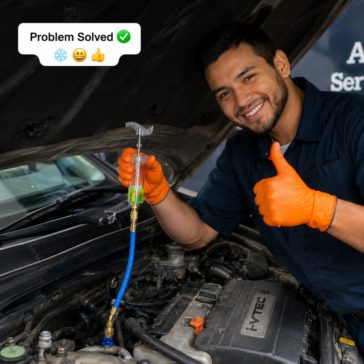 🔧 AC Oil & Dye Injector Kit – Precision Automotive AC Maintenance Tool