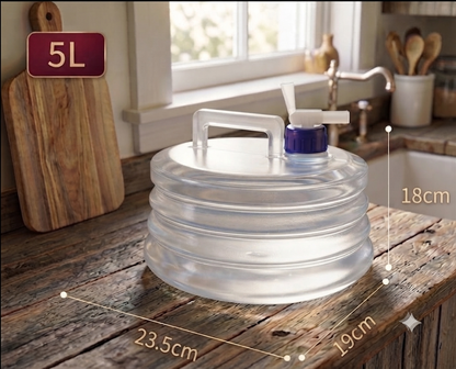 Collapsible Water Container with Spigot