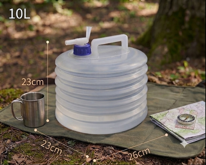 Collapsible Water Container with Spigot
