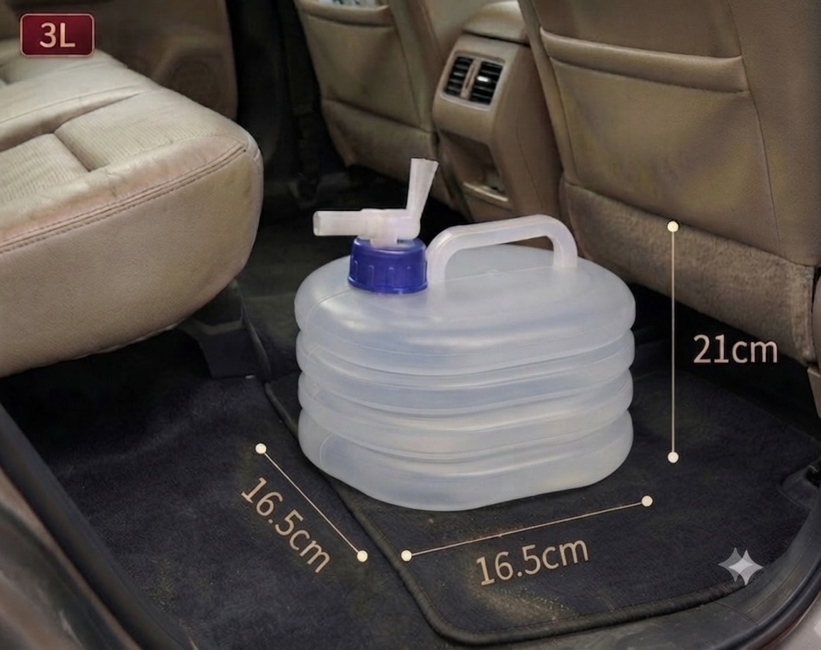 Collapsible Water Container with Spigot