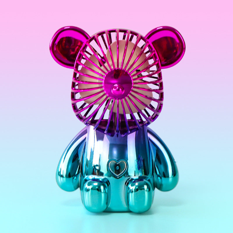 🔥HOT SALE TODAY❄️ Designer Bear Mini Fan 🐻 – Powerful Pocket Cooling Fan with Quiet Rechargeable Airflow