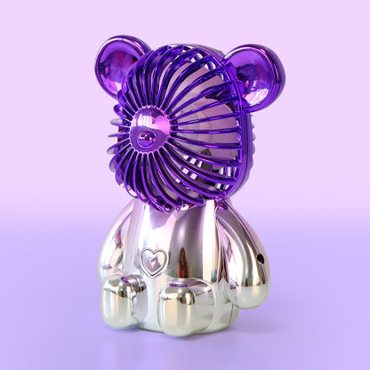 🔥HOT SALE TODAY❄️ Designer Bear Mini Fan 🐻 – Powerful Pocket Cooling Fan with Quiet Rechargeable Airflow