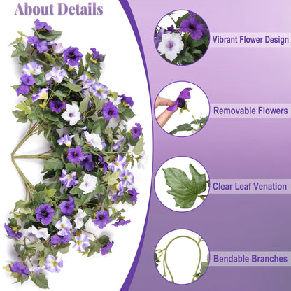 🔥Hot Sale 60% OFF🔥 Spring Faux Petunias – UV Resistant, No Fade, Long-Lasting
