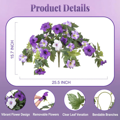 🔥Hot Sale 60% OFF🔥 Spring Faux Petunias – UV Resistant, No Fade, Long-Lasting