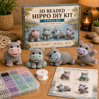 🔥Last Day 49% OFF -  2026 Noticeablek®🧵✨ Tiny 3D Beaded Animal DIY Kit