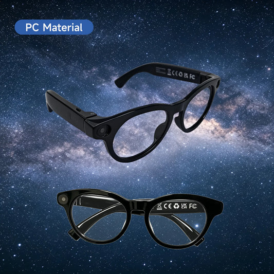 Smart Camera Glasses with Bluetooth Audio, Photochromic Tint Lenses, Hands-Free Photo & Video Capture, Wearable Glasses for Travel, Outdoor Activities, Driving and Daily Use, Compatible with iPhone & Android