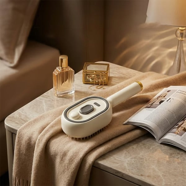 🔥NATRAVOR™ 5-in-1   Electric Mist Detangling Brush for Frizz & Scalp Massage