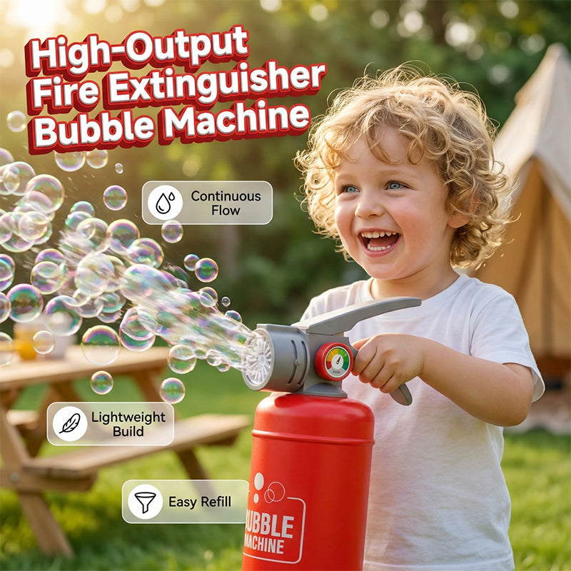 🧯Fire extinguisher-shaped bubble blower – Little Dreamer🌬️