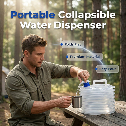 Collapsible Water Container with Spigot