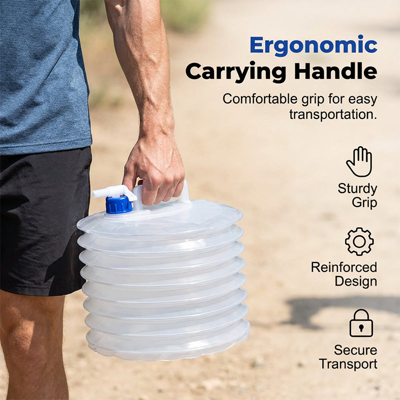 Collapsible Water Container with Spigot