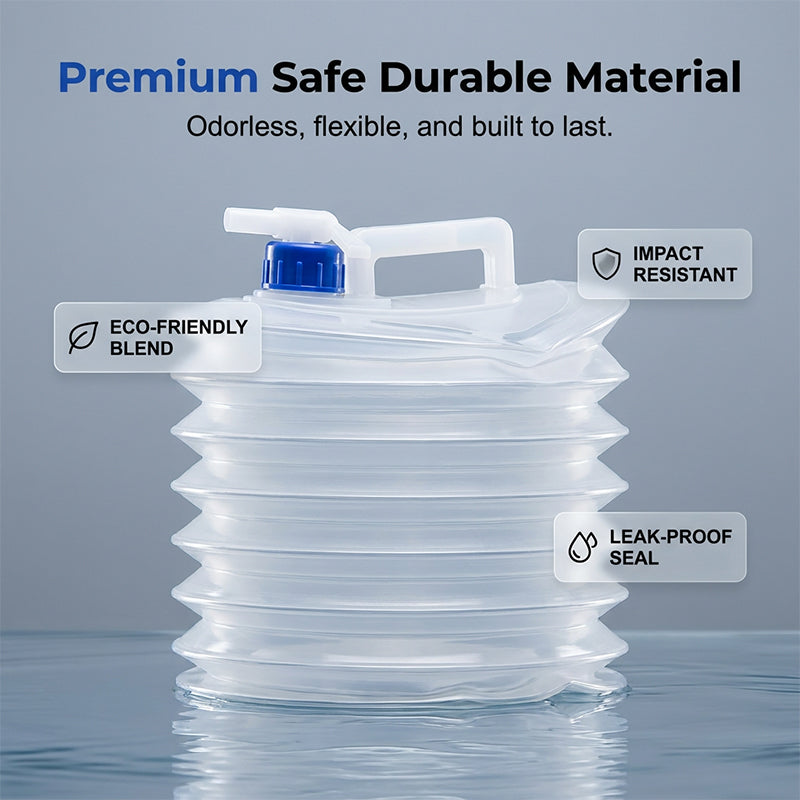 Collapsible Water Container with Spigot